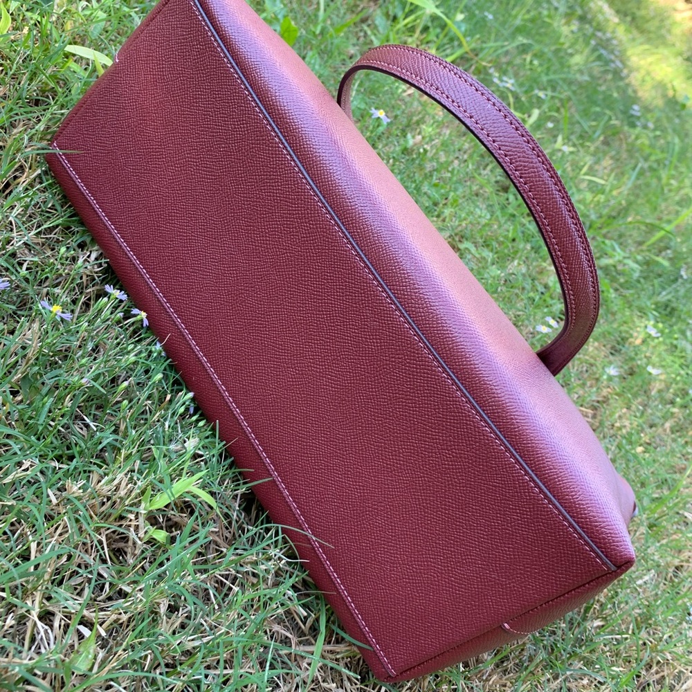 Coach Gallery Tote Wine F79608 - Picture 4 of 6